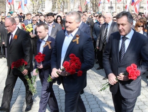В Столице Крыма отпраздновали годовщину освобождения города от фашистов