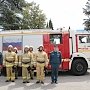 Крымские спасатели обеспечили пожарную безопасность телемоста с президентом России