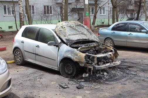Московская область. Неизвестные сожгли автомобиль кандидата от КПРФ в депутаты города Щелково