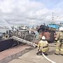 Крымские спасатели ликвидировали аварию на Керченской паромной переправе