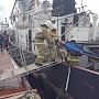Спасатели ликвидировали последствия условного столкновения парома и танкера возле Керчи