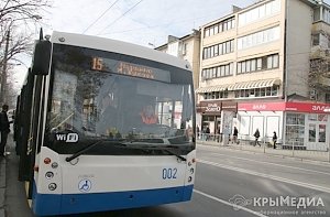 В Крыму тестируют новые троллейбусы