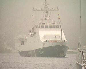 Пограничникам в Балаклаве передали скоростной корабль «Изумруд»