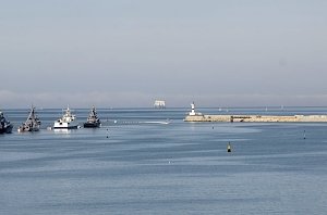 В Севастополь прибыл четырехмачтовый барк «Крузенштерн»