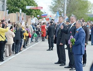 На парад ко Дню Победы в Столице Крыма вышли 40 тыс. человек