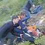 На горе в Крыму разбился парапланерист