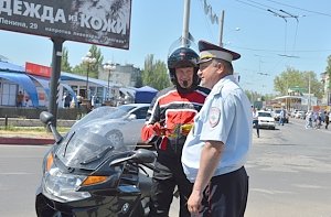 В Керчи прошла профилактическая операция «Мотоциклист»