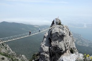На Ай-Петри открыли уникальные подвесные мосты