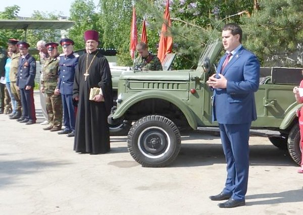 Секретарь Тульского обкома партии Алексей Лебедев выступил на открытии областной Спартакиады допризывной казачьей молодежи