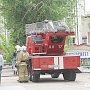 В Керчи тушили пожар в ДК «Корабел»