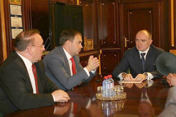 Ю.В. Афонин и Н.Н. Иванов встретились с губернатором Челябинской области Б.А. Дубровским