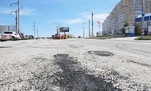 Жители Симферополя пожаловались на качество ремонта дорог