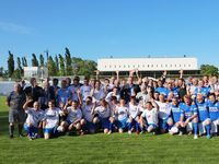 Товарищеский матч между сборными правительств Санкт-Петербурга и Крыма по футболу завершился вничью