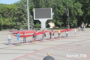 В Керчи репетируют флэш-моб