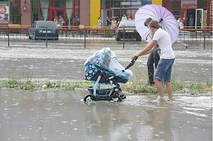 Сегодня и завтра в Крыму вновь вероятны ливни и град