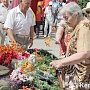 В Керчи в память погибших на войне возложили цветы