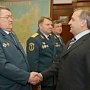 Глава МЧС России Владимир Пучков поздравил высший офицерский состав с присвоением новых воинских и специальных званий
