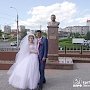 Новая традиция в Липецке. Теперь молодожены возлагают цветы к памятнику И.В. Сталина