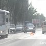 В Керчи авария с участием автомобиля ППС