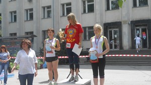 Представитель УМВД России по г. Севастополю Ольга Пенкина заняла II место в легкоатлетическом пробеге