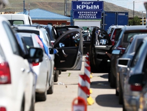 На Керченской переправе очередь из более чем 200 машин
