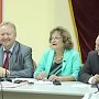 В Саратове состоялась пресс-конференция депутатов-коммунистов В.Ф. Рашкина, С.П. Обухова и О.Н. Алимовой