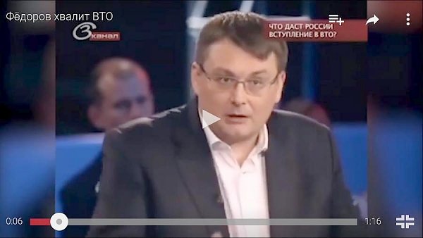 Откровения известного «правдоруба», борца с оккупацией США и "запрещённого"на ТВ политика, депутата ГД от ЕР – Евгения Фёдорова