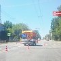 В Керчи начали наносить долгожданную дорожную разметку