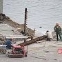 В Крыму забили первую сваю будущего Керченского моста (ФОТО, ВИДЕО)