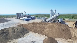 Для строительства Керченского моста сооружают заводы по производству бетона и асфальта