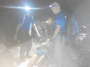 В горах на ЮБК эвакуировали москвичку, упавшую в ущелье