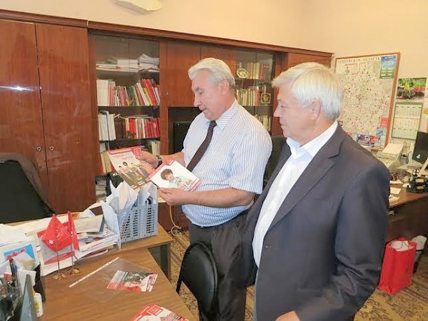 Первый секретарь Липецкого обкома КПРФ Н.В. Разворотнев посетил Тамбов