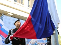 Поздравление Главы Республики Крым Сергея Аксёнова с Днём государственного флага Российской Федерации
