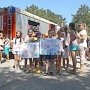 Спасатели провели конкурс рисунков «25 лет МЧС России» в детском оздоровительном лагере