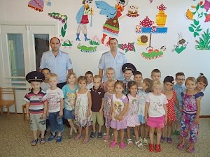 В Симферопольском районе полицейские посетили детский санаторий