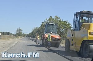 Дорогу от керченского Аэропорта доводят до российских стандартов