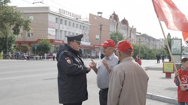 Забайкальский край. Коммунистам Читы запретили принимать участие в общем шествии в честь победы во Второй Мировой войне