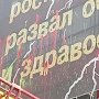 В Нижнем Новгороде облили краской баннер кандидата от КПРФ Владимира Буланова