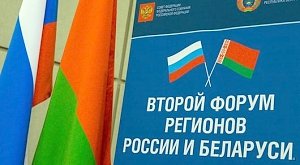 Владимир Константинов принимает участие в работе Второго форума регионов России и Беларуси