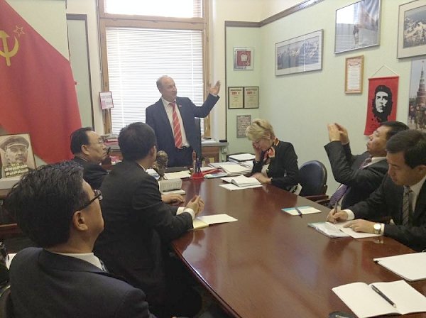 В.Ф. Рашкин встретился с делегацией Коммунистической партии Китая