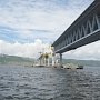 В Крыму начали строить второй технологический мост через Керченский пролив