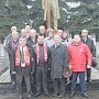 Кемеровская область. В посёлке Промышленная после реконструкции торжественно открыт обновлённый памятник В.И. Ленину