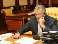 Сергей Аксёнов обсудил с Дмитрием Полонским ход освоения бюджетных средств профильным министерством