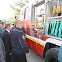 Глава МЧС России Владимир Пучков посетил пожарную часть города Бахчисарай