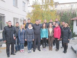 Белогорские полицейские провели «День открытых дверей» для школьников