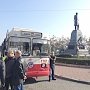 На площади Нахимова устроили выставку троллейбусов