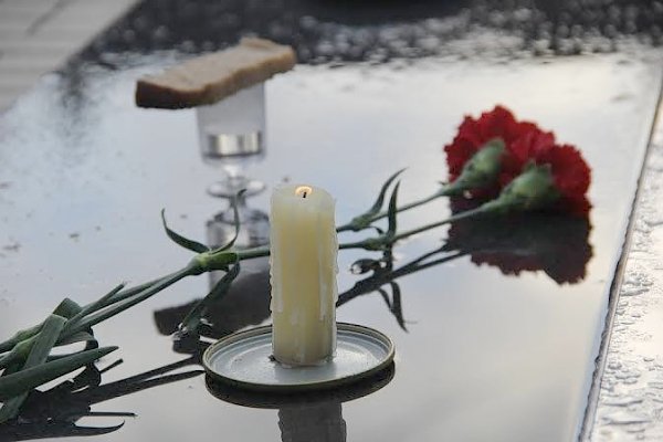 Республика Коми. Комсомольцы Сыктывкара возложили цветы памятнику рублю