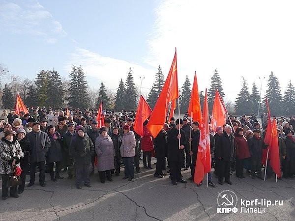 Великий Октябрь в Липецке