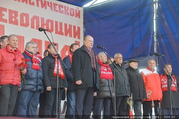 Г.А. Зюганов на митинге в Москве: Народ может побеждать, когда он проявляет волю и мужество!