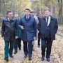 Автор законопроекта о противопожарной безопасности в лесах Олег Лебедев посетил зону радиоактивного загрязнения в лесном массиве Брянской области